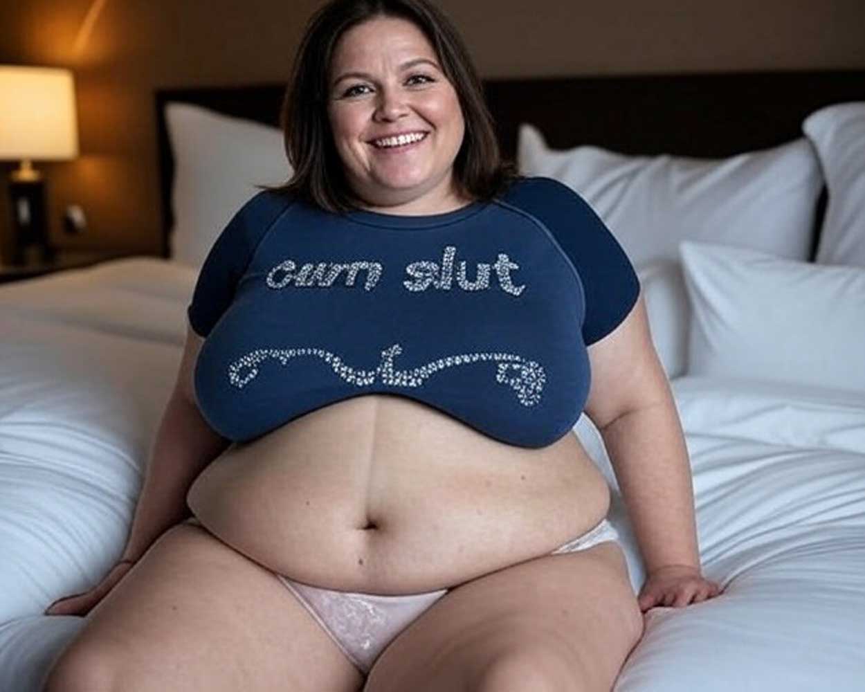 Fat cum slut